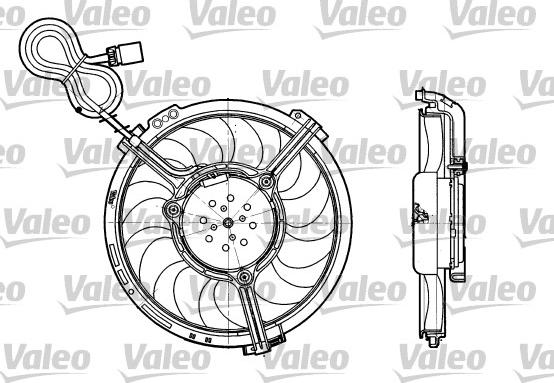 Valeo 698658 - Ventilators, Motora dzesēšanas sistēma www.autospares.lv
