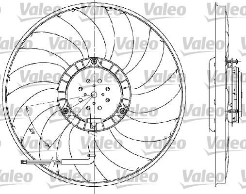 Valeo 698609 - Ventilators, Motora dzesēšanas sistēma www.autospares.lv