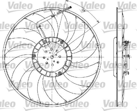 Valeo 698610 - Ventilators, Motora dzesēšanas sistēma www.autospares.lv