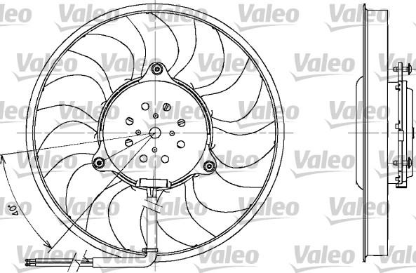 Valeo 698611 - Ventilators, Motora dzesēšanas sistēma www.autospares.lv