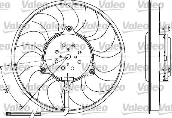 Valeo 698612 - Ventilators, Motora dzesēšanas sistēma www.autospares.lv