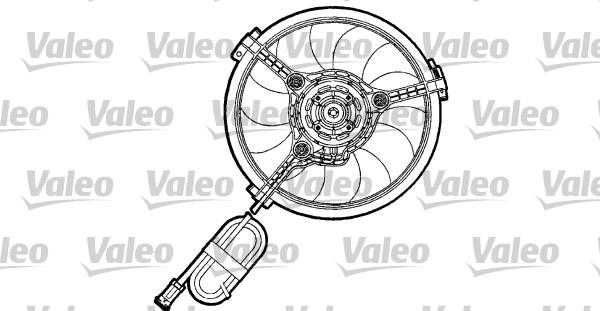 Valeo 698155 - Ventilators, Motora dzesēšanas sistēma www.autospares.lv