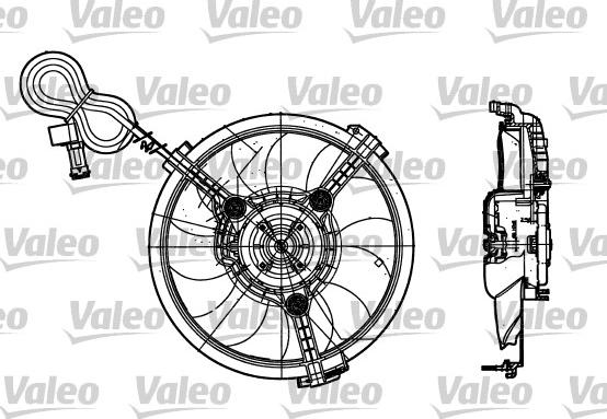 Valeo 698182 - Ventilators, Motora dzesēšanas sistēma www.autospares.lv
