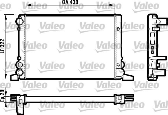 Valeo 819259 - Radiators, Motora dzesēšanas sistēma www.autospares.lv