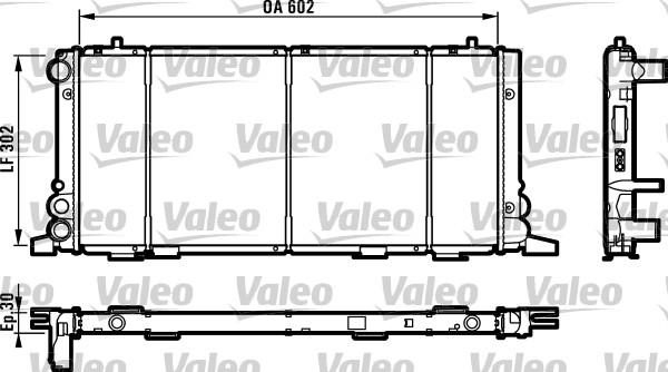 Valeo 819260 - Radiators, Motora dzesēšanas sistēma www.autospares.lv