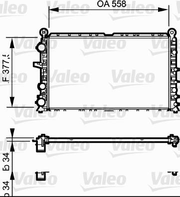 Valeo 810949 - Radiators, Motora dzesēšanas sistēma www.autospares.lv