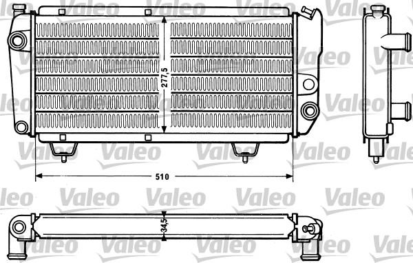 Valeo 810831 - Radiators, Motora dzesēšanas sistēma www.autospares.lv