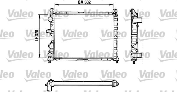 Valeo 811071 - Radiators, Motora dzesēšanas sistēma www.autospares.lv