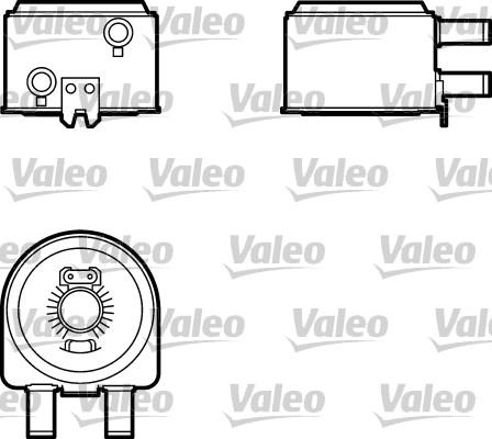 Valeo 817704 - Eļļas radiators, Motoreļļa www.autospares.lv