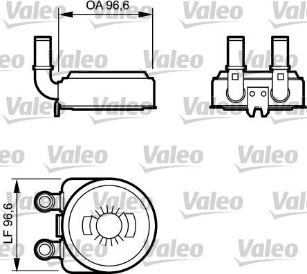 Valeo 817705 - Eļļas radiators, Motoreļļa www.autospares.lv