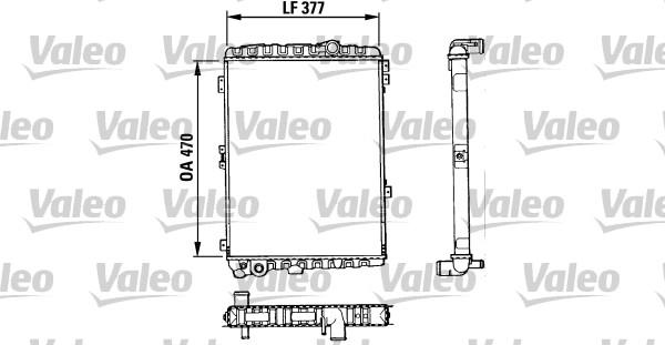 Valeo 883863 - Radiators, Motora dzesēšanas sistēma www.autospares.lv