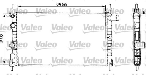 Valeo 883880 - Radiators, Motora dzesēšanas sistēma www.autospares.lv