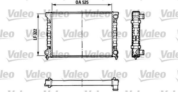 Valeo 883870 - Radiators, Motora dzesēšanas sistēma www.autospares.lv