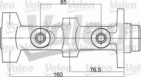 Valeo 350639 - Galvenais bremžu cilindrs www.autospares.lv