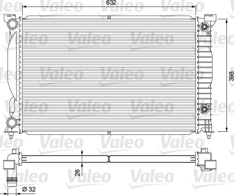 Valeo 234269 - Radiators, Motora dzesēšanas sistēma www.autospares.lv