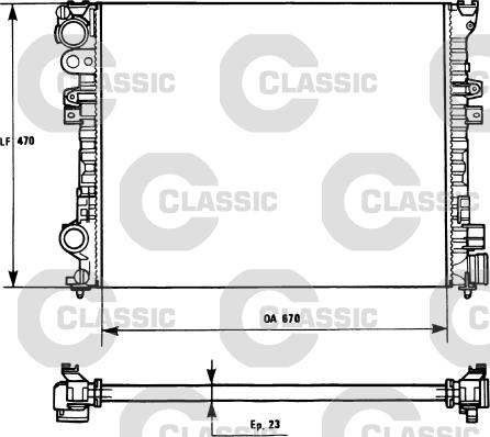 Valeo 231166 - Radiators, Motora dzesēšanas sistēma www.autospares.lv