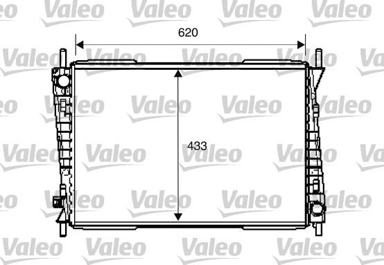 Valeo 734785 - Radiators, Motora dzesēšanas sistēma www.autospares.lv
