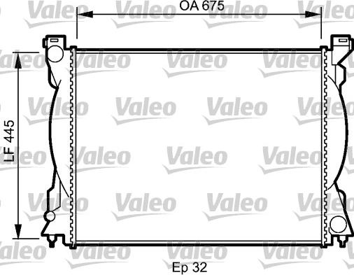Valeo 735029 - Radiators, Motora dzesēšanas sistēma www.autospares.lv