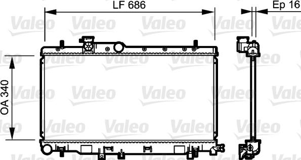 Valeo 735211 - Radiators, Motora dzesēšanas sistēma www.autospares.lv