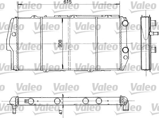 Valeo 730992 - Radiators, Motora dzesēšanas sistēma www.autospares.lv