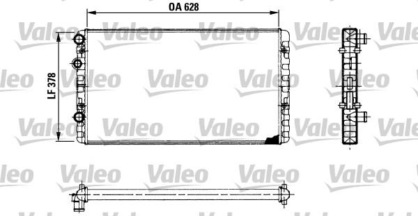 Valeo 730955 - Radiators, Motora dzesēšanas sistēma www.autospares.lv