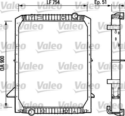 Valeo 730965 - Radiators, Motora dzesēšanas sistēma www.autospares.lv