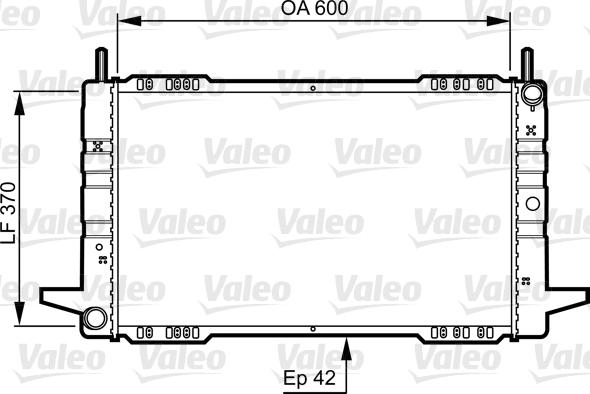 Valeo 730563 - Radiators, Motora dzesēšanas sistēma www.autospares.lv