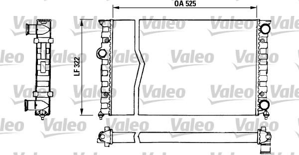 Valeo 730505 - Radiators, Motora dzesēšanas sistēma www.autospares.lv