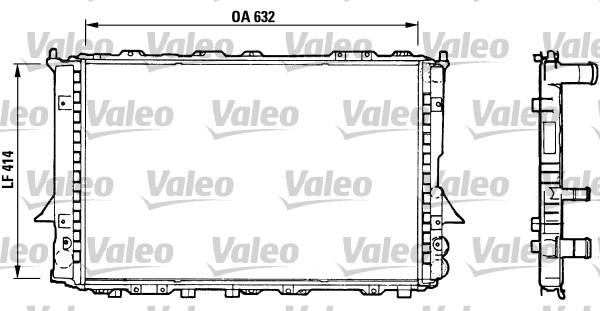 Valeo 730361 - Radiators, Motora dzesēšanas sistēma www.autospares.lv
