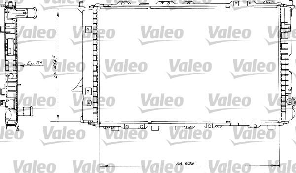 Valeo 730363 - Radiators, Motora dzesēšanas sistēma www.autospares.lv