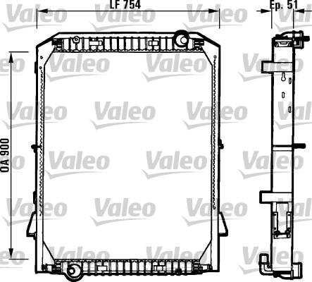 Valeo 730259 - Radiators, Motora dzesēšanas sistēma www.autospares.lv