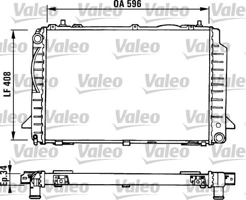 Valeo 731429 - Radiators, Motora dzesēšanas sistēma www.autospares.lv