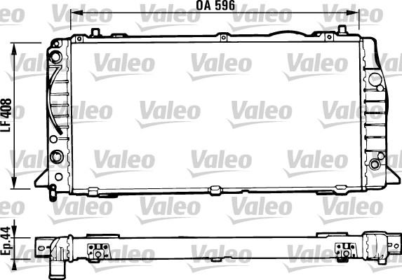 Valeo 731428 - Radiators, Motora dzesēšanas sistēma www.autospares.lv