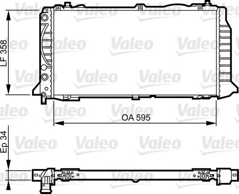 Valeo 731501 - Radiators, Motora dzesēšanas sistēma www.autospares.lv