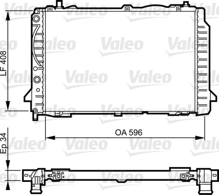 Valeo 731503 - Radiators, Motora dzesēšanas sistēma www.autospares.lv