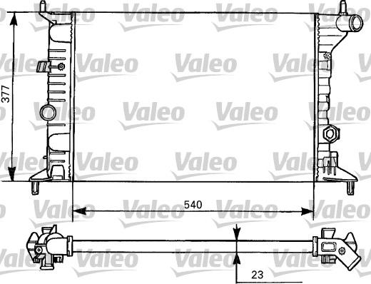 Valeo 731525 - Radiators, Motora dzesēšanas sistēma www.autospares.lv