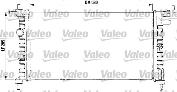 Valeo 731013 - Radiators, Motora dzesēšanas sistēma www.autospares.lv