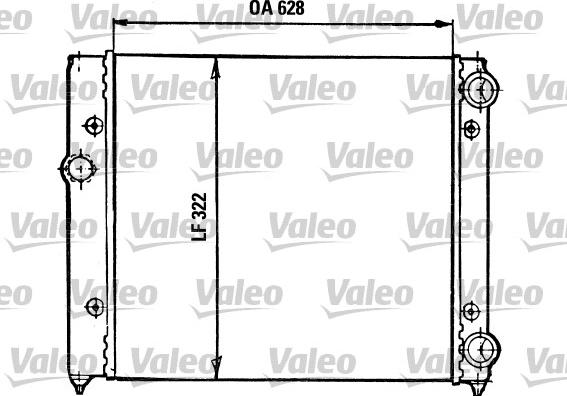 Valeo 731030 - Radiators, Motora dzesēšanas sistēma www.autospares.lv
