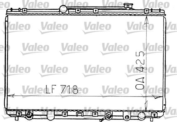 Valeo 731197 - Radiators, Motora dzesēšanas sistēma www.autospares.lv