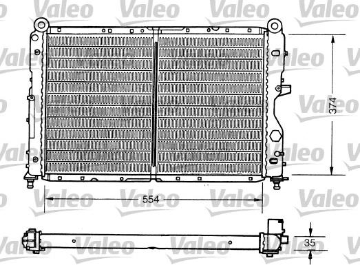 Valeo 731159 - Radiators, Motora dzesēšanas sistēma www.autospares.lv