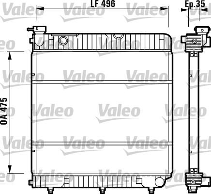 Valeo 731741 - Radiators, Motora dzesēšanas sistēma www.autospares.lv