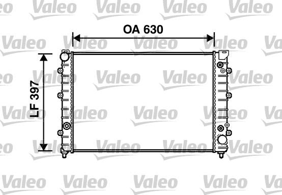 Valeo 731759 - Radiators, Motora dzesēšanas sistēma www.autospares.lv