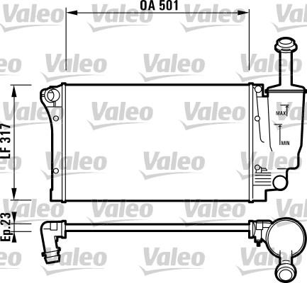 Valeo 732924 - Radiators, Motora dzesēšanas sistēma www.autospares.lv
