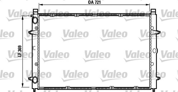 Valeo 732397 - Radiators, Motora dzesēšanas sistēma www.autospares.lv