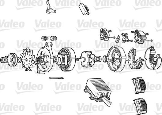 Valeo A14N171 - Ģenerators www.autospares.lv