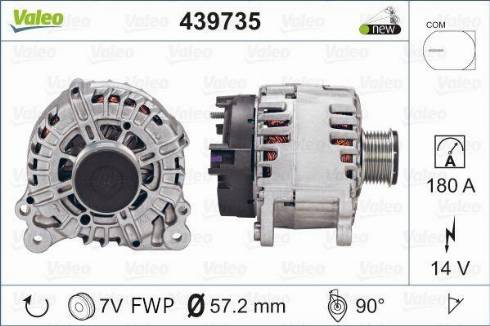 Valeo FG18T070 - Ģenerators www.autospares.lv