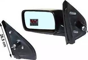 Van Wezel 0145804 - Ārējais atpakaļskata spogulis www.autospares.lv