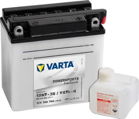 Varta 507012004A514 - Startera akumulatoru baterija www.autospares.lv