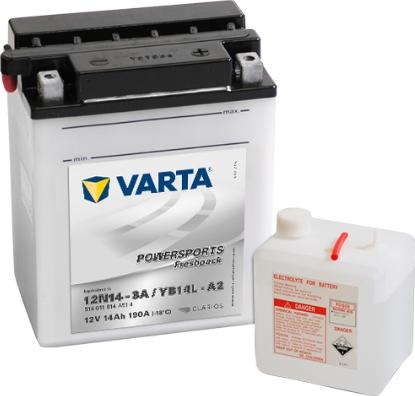 Varta 514011014A514 - Startera akumulatoru baterija www.autospares.lv