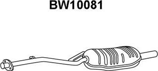 Veneporte BW10081 - Izplūdes gāzu trokšņa slāpētājs (pēdējais) www.autospares.lv